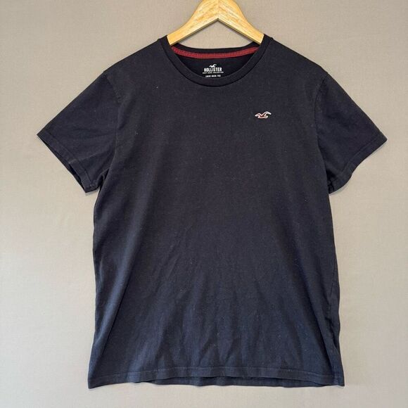 Hollister Men’s Short Sleeve T-Shirt Size Large “Crew Neck Tee” Round Neck - Picture 2 of 8
